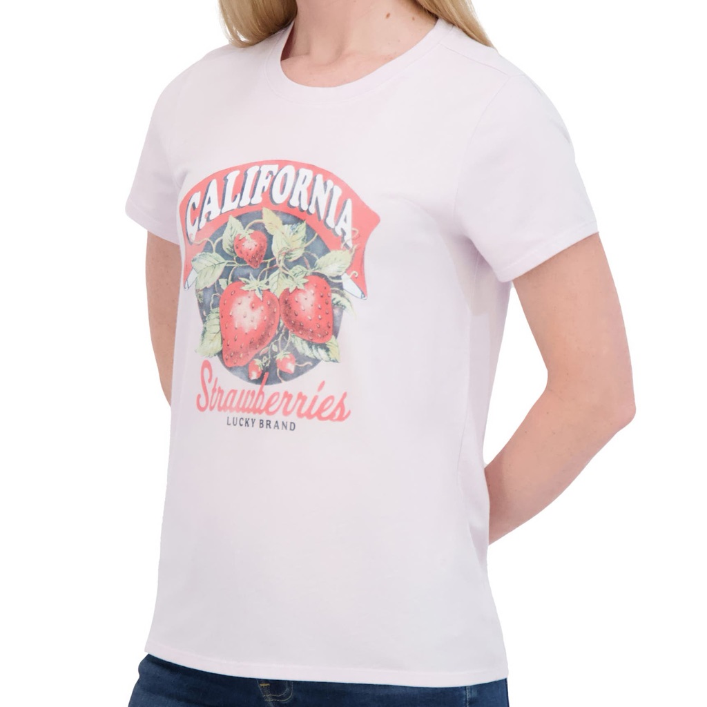 Lucky Brand Strawberry Tee Nwt